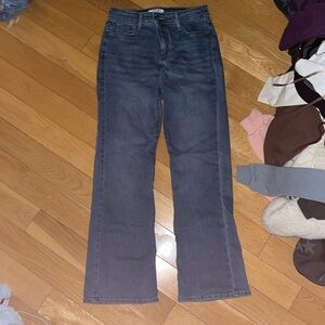 never worn, dark blue wash